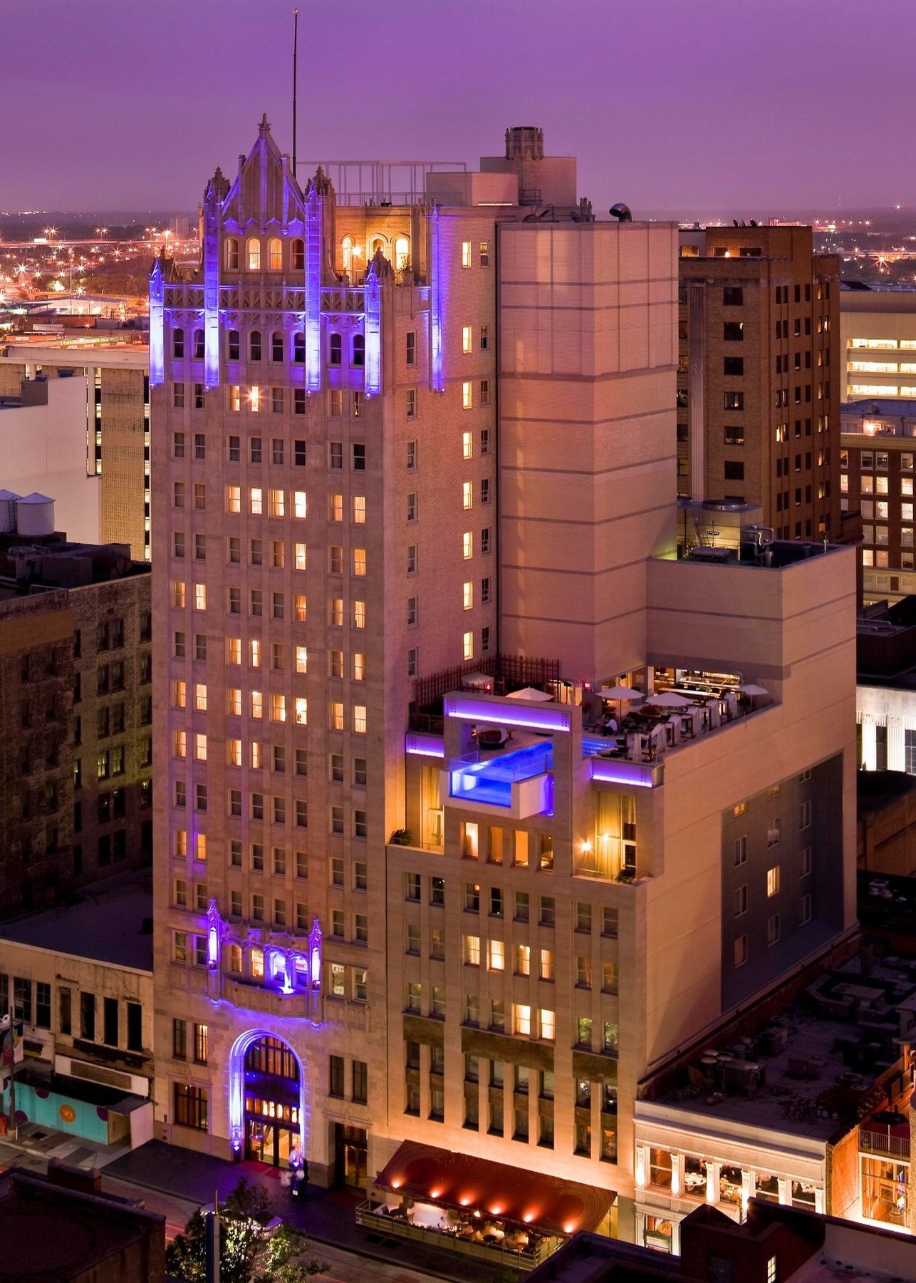 The Joule Hotell Dallas Exteriör bild